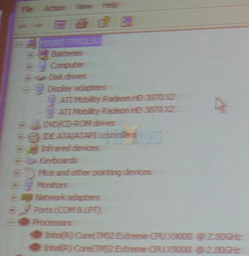 AMD (ATI) mobility radeon HD 3870 X2