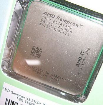 AMD sempron X2.2100+ processor