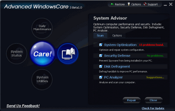 Advanced WindowsCare Personal 2.7.2.850