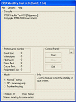 CPU stability test