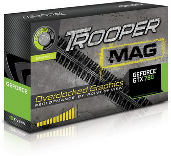 Point of View 3D-series cards GeForce-Trooper-GTX780-AMMO