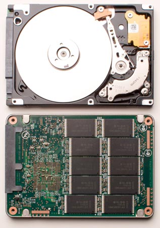 Inside HDD SSD