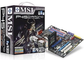 MSI P45 diamond box