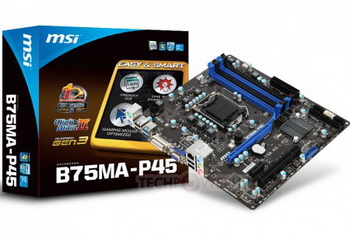 MSI B75 PCH and B75MA-P45