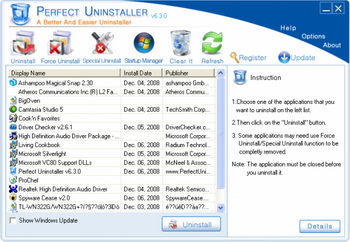 Perfect Uninstaller 6.3.2.9 