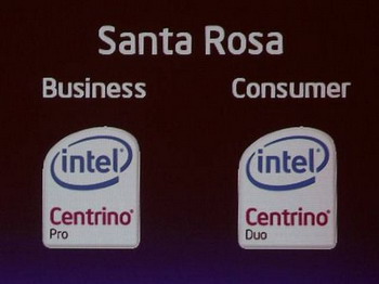 platform intel centrino santa rosa