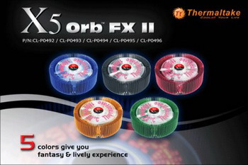 Thermaltake cooler X5 orb FXII 