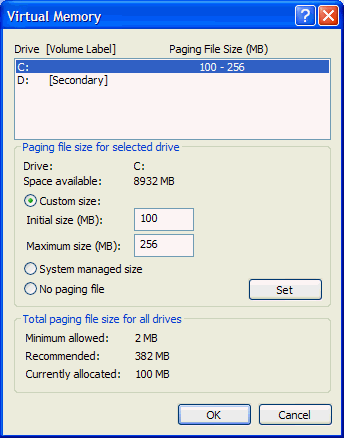  Windows   XP   Memory   Tweak   guide
