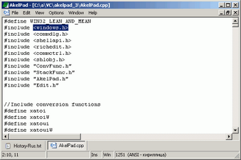 AkelPad v.4.2.0