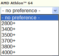 no more 3000+ and 3200+