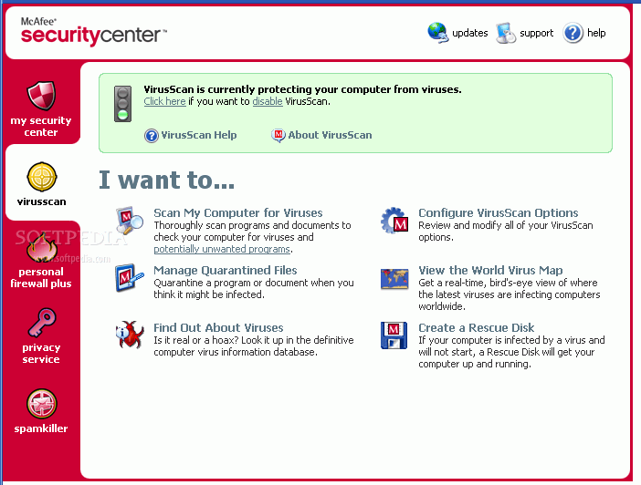 McAfee VirusScan 10