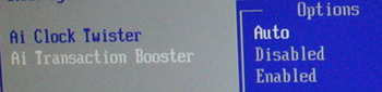 Asus P5E3 Deluxe bios settings