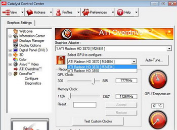 xfire Radeon HD 3870 and Radeon HD 3850