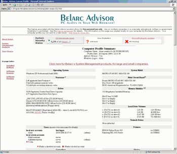 Belarc Advisor v.7.2.24.4