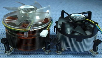 LGA 1366 vs LGA 775 : cooler size