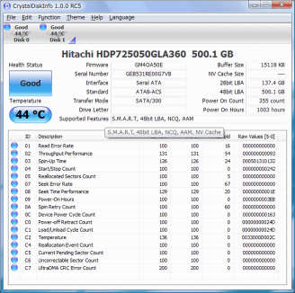 CrystalDiskInfo v.1.0 Final