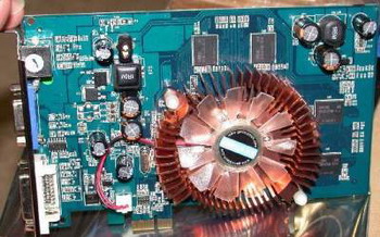 Galaxy geForce 7300 GT pcie-1 x the card
