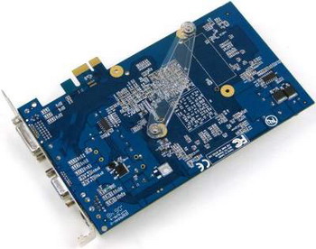 geForce 7300 GT pci-e 1x back side