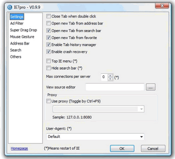 IE7pro v.2.3 RC2