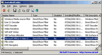 InstalledCodec v.1.01