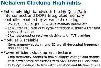 intel nehalem dynamic clock and voltage