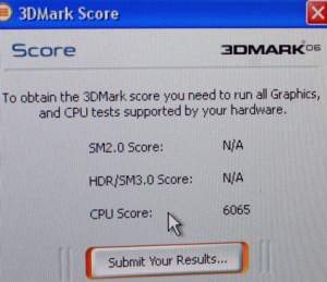 intel gaming workstation 3dmark 2006