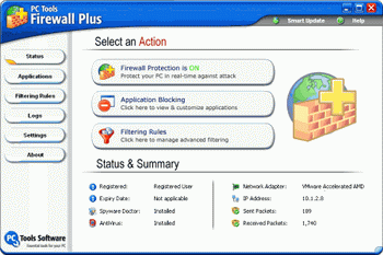 PC Tool Firewall Plus v.5.0.0.37