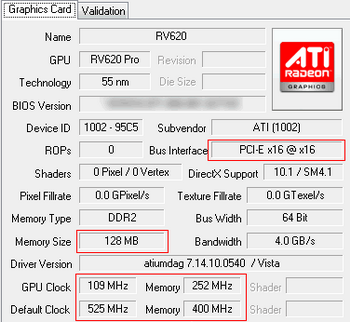 rv620 gpu z screen shot