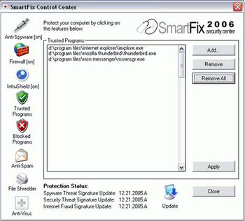 SmartFix Security Center 2008 v.4.4