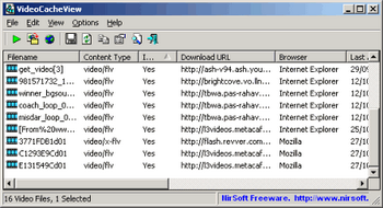 VideoCacheView v.1.08