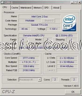 wolfdale processor overclocking